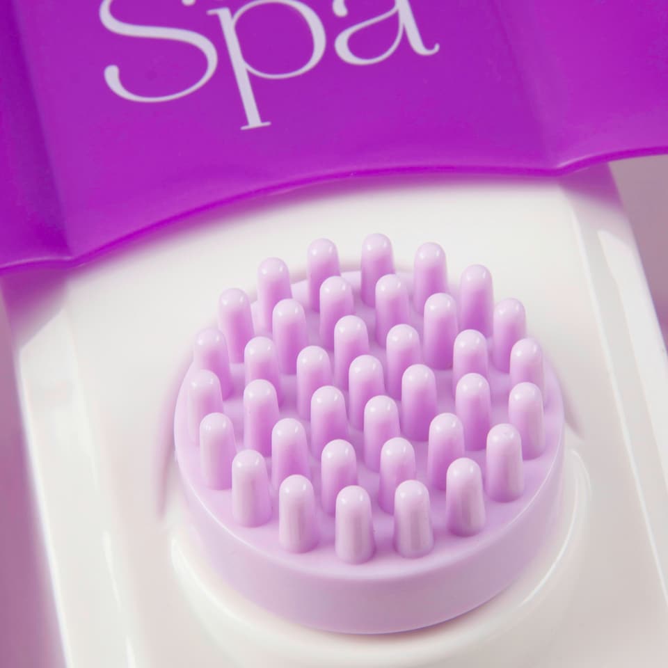 image 1 of Sensio Spa Foot Spa Massager Pedicure With Nine Accessories, Heat Bubbles & Massaging Tools All In One