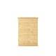 image 8 of 4 x 4 Modular Garden Shed Windowless Wooden Shiplap Pent Tongue and Groove Storage Brown