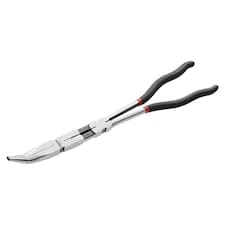Facom Double Jointed Extra Long Half-round Nose Pliers 45 Angle 340mm - Multi Colour - One Size