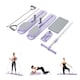 image 2 of Myga Pilates Split Glider Board with Adjustable Handrail - Purple