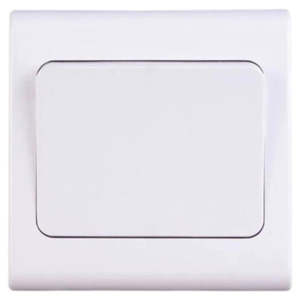 Deta S1345 Wide Rocker Light Switch 1 Gang 2 Way SP 10 Amp