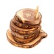 image 1 of Verano Spanish Ceramics Olive Wood Set of 6 Coasters - 9cm
