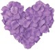 image 1 of 400pcs Light Purple Silk Rose Petals Wedding Mothers Day Wedding Confetti Anniversary Table Decorations