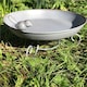 image 2 of Metal Bird Bath or Feeder for garden birds or wildlife, 22cm diameter