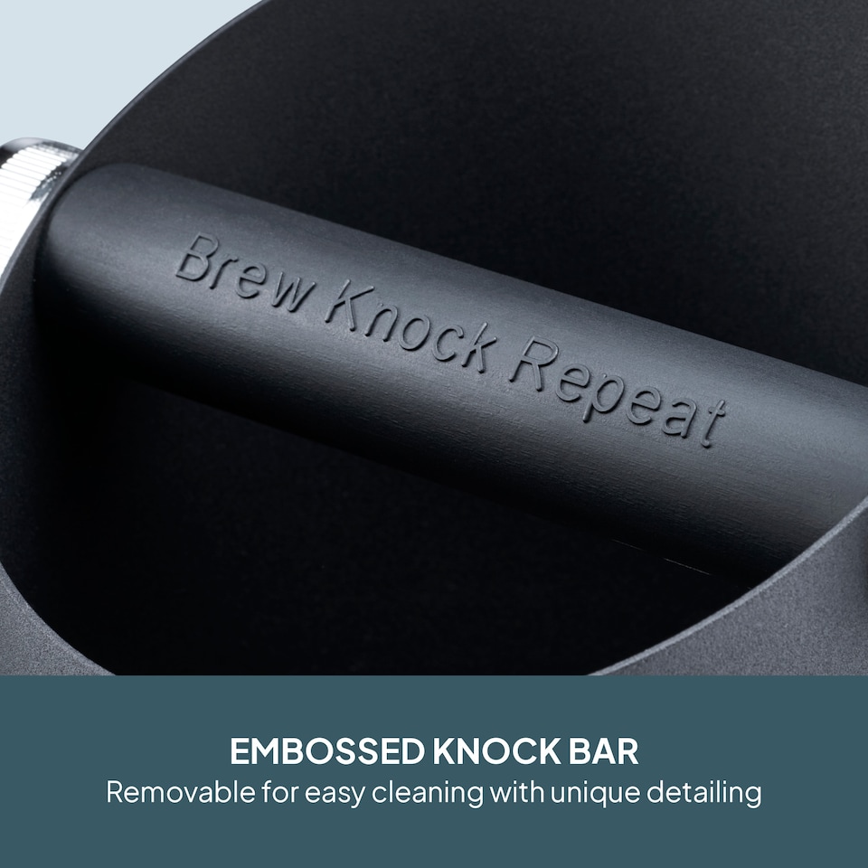 image 1 of Cooks Professional Steel Espresso Knock Box - Coffee Grounds Bin
