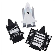 Blast Off Space Party Invitations - Pack of 10