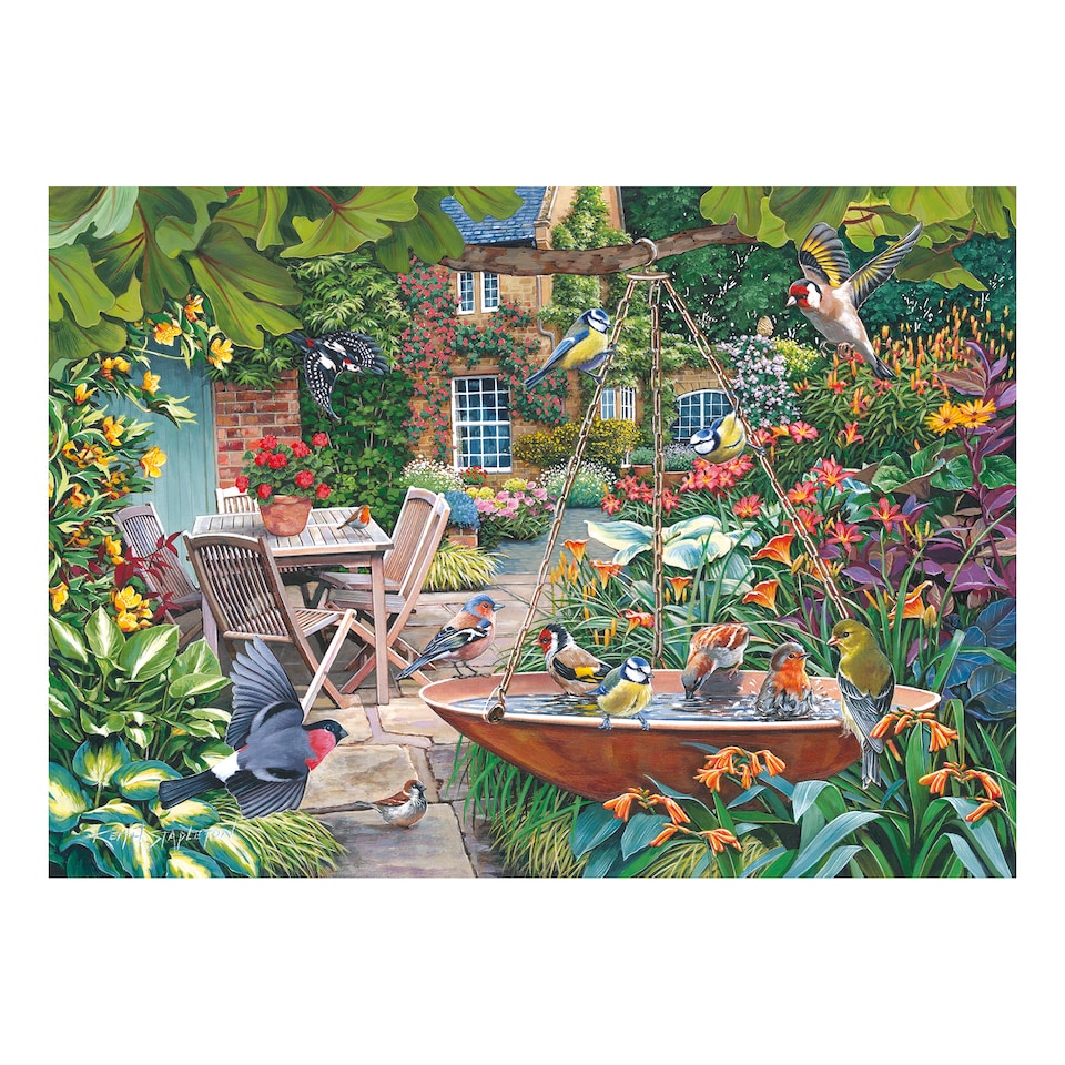 image 1 of Splashing Around BIG 500 Piece Jigsaw Puzzle