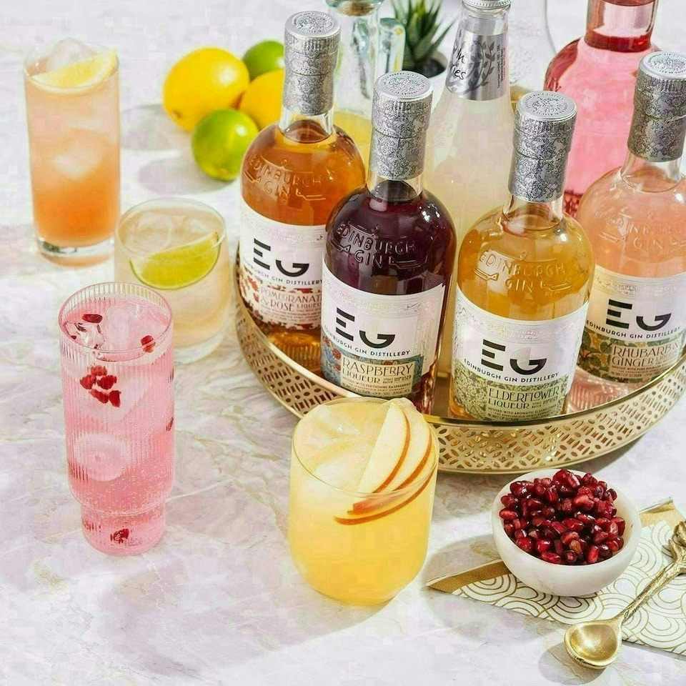 image 1 of Edinburgh Pomegranate & Rose Gin Liqueur
