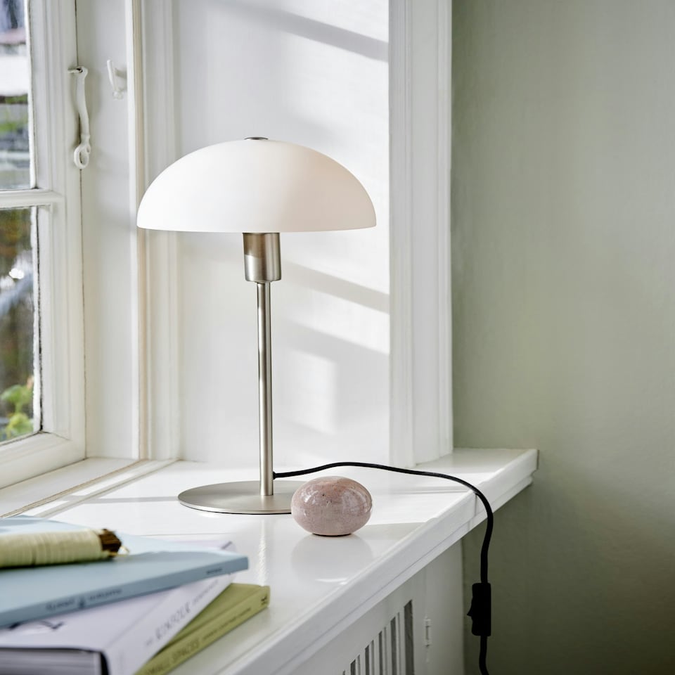 image 1 of Ellen | Table | Opal/Steel Silver | Steel