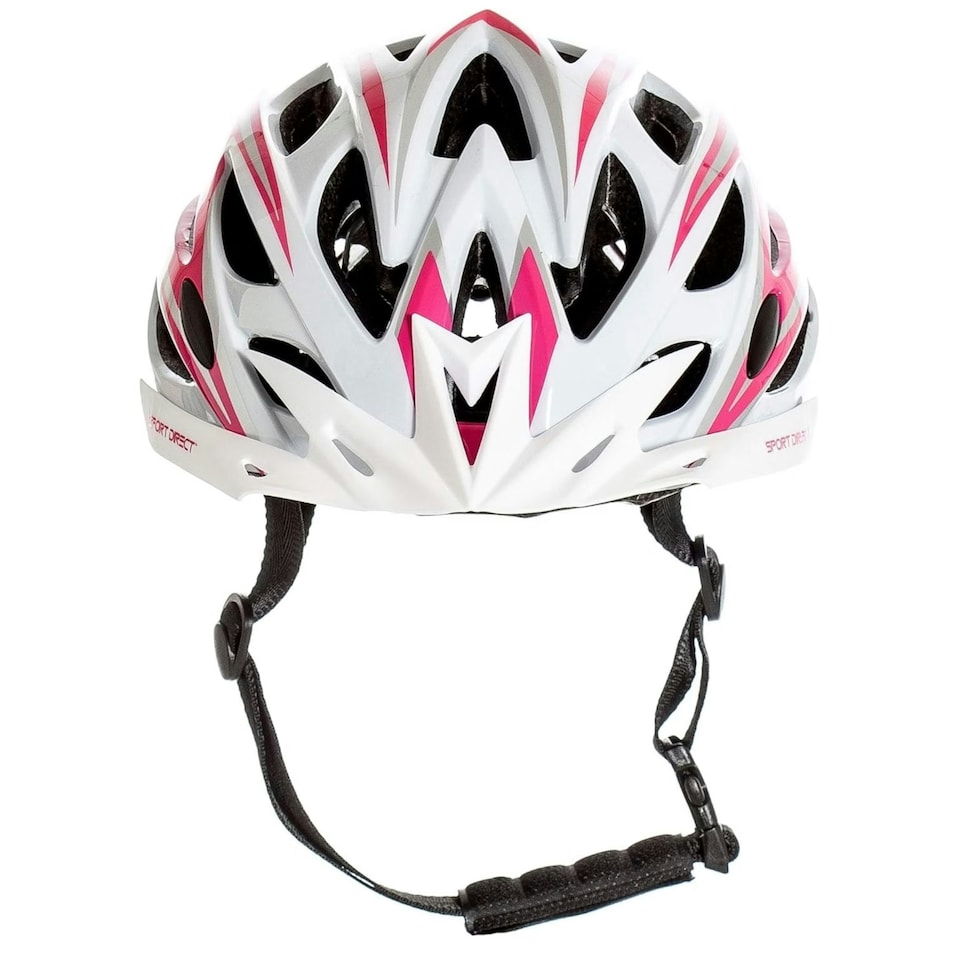 image 1 of Sport Direct Team Comp 24 Vent Bike Helmet Junior Pink/White 52-56cm White | S