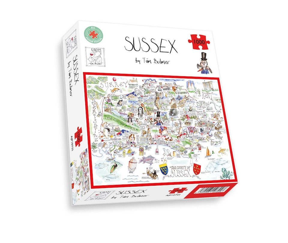 image 1 of Sussex - Tim Bulmer 1000 piece Jigsaw