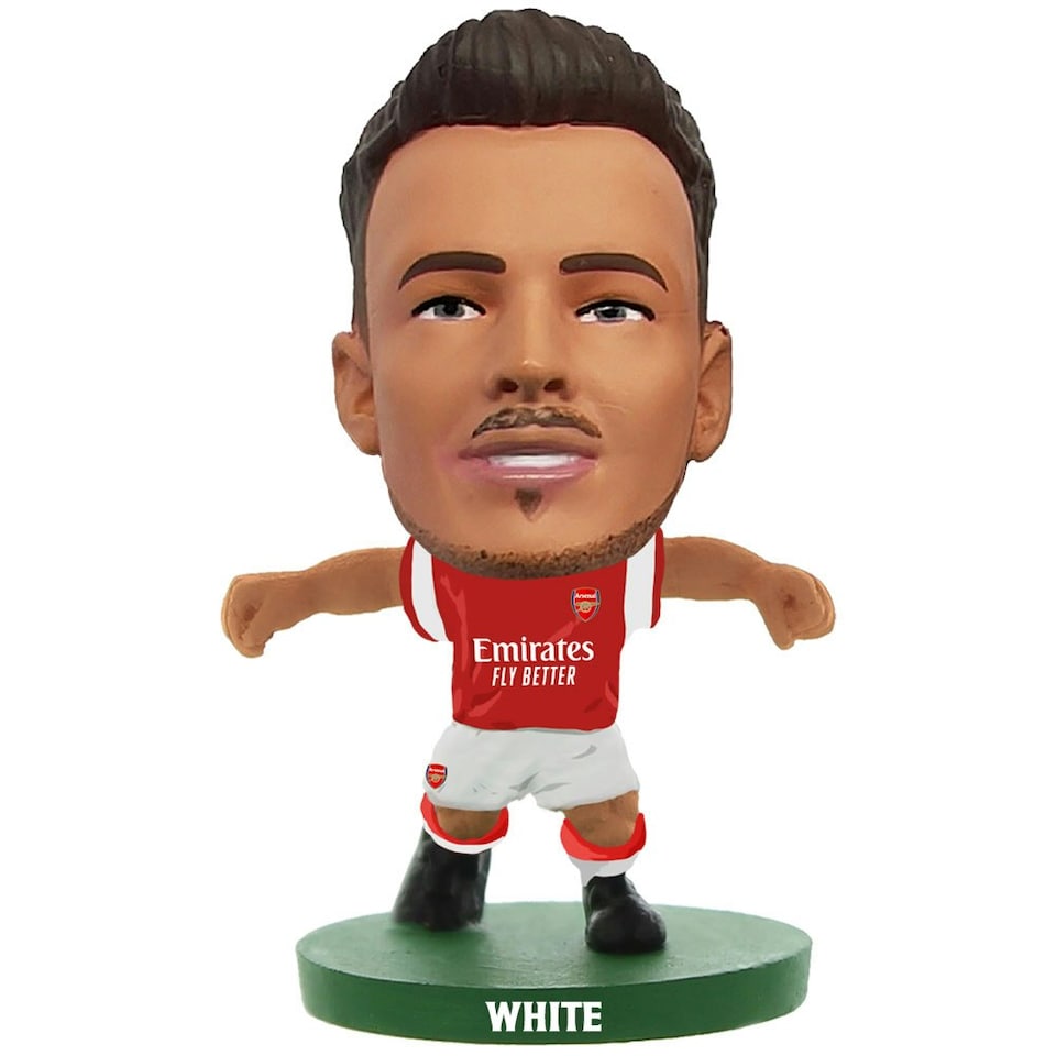 Arsenal FC Ben White SoccerStarz Football Figurine - Red/White/Green - One Size