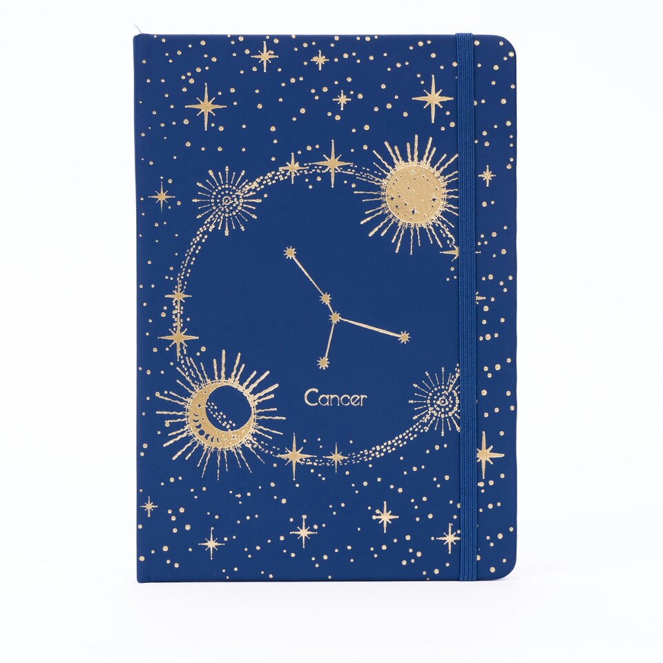 image 1 of A5 Cancer Zodiac Lined Notebook