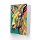 image 2 of Trippy Psychedelic Colourful Goat Birthday Card