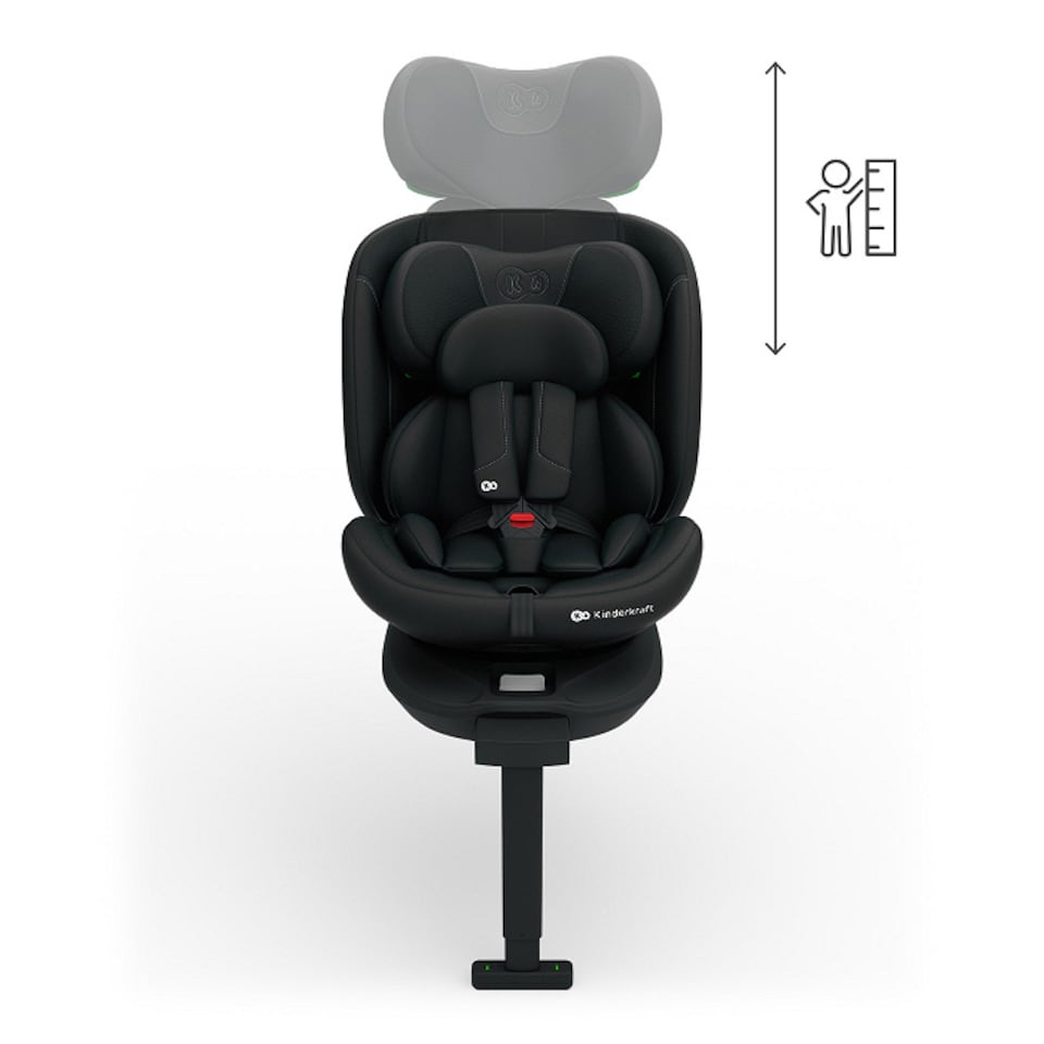 image 1 of Kinderkraft I-360 2 PLUS i-Size Car Seat | Black | Black
