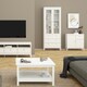 image 6 of Madrid China Cabinet 2 Glass Doors with 3 Drawers in White