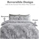 image 6 of VELVETIO Magnolia Dream Printed Duvet Cover Set Reversible Polycotton Easy Care Beddings Pink | Blush Pink | King