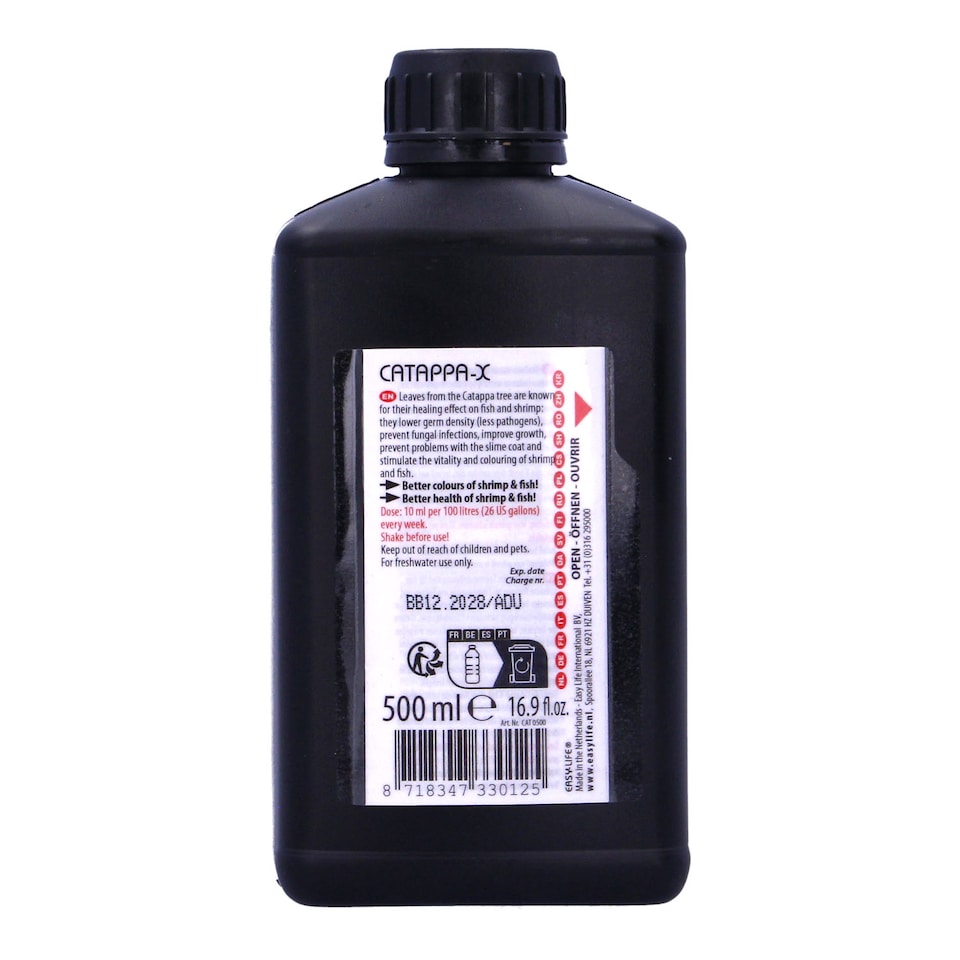 image 1 of Easy Life Catappa-X Aquarium Conditioner 500ml | Brown