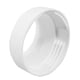 image 4 of SPARES2GO Tumble Dryer Vent Adaptor Threaded Female Duct Hose Outlet Connector (4" / 100mm)