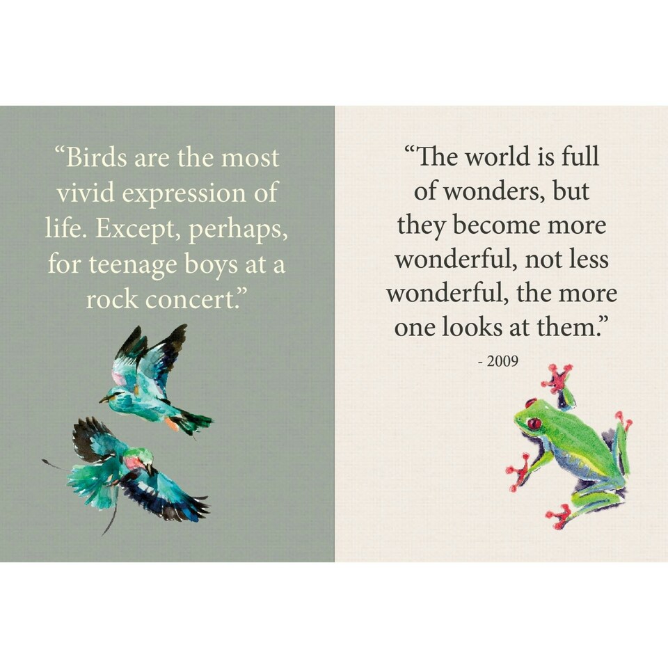 image 1 of David Attenborough's Words of Wisdom: Nature Gift Book