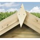image 4 of 10 x 4 Windowless Reverse Pressure Treated Tongue And Groove Double Door Apex Shed + Low Eaves (10' x 4') / (10ft x 4ft) (10x4)