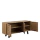 image 4 of Brighton 3 Door Sideboard in Oak with Herringbone Effect
