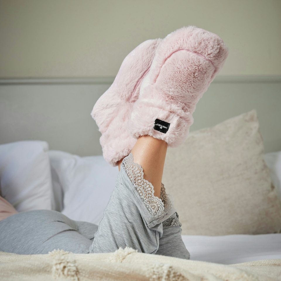 image 1 of Warmies Microwavable Boots Blossom Colour One Size