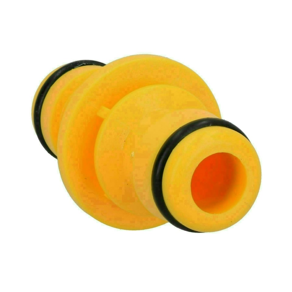 image 1 of 2 Way Male Straight Garden Hose Water Pipe Connector Fast Joiner Coupler 10pc