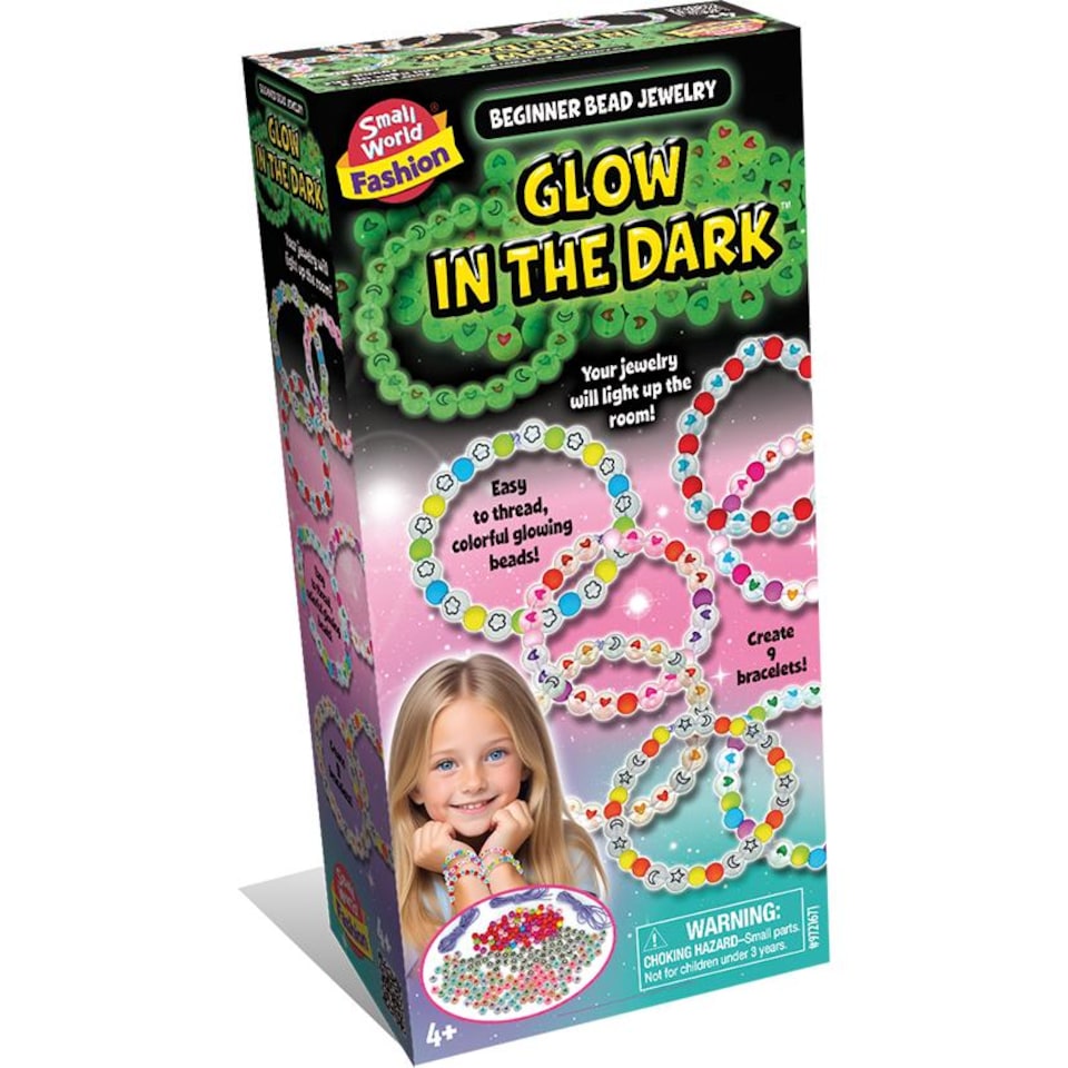 image 1 of Beginner Bead Jewellery Glow In The Dark Kit