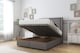 image 2 of Sloomy Ashford Pewter Dumfries Ottoman Bed With Mattress With 54" Floor Standing Headboard 3' Single