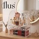 image 9 of ilus Makeup Storage Organiser Acrylic Cosmetics Organizer Beauty Transparent | Silver | Silver
