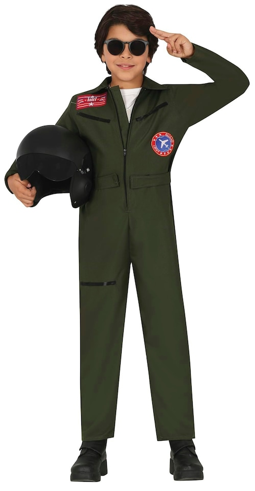 image 1 of Fancy Dress Child Airman Costume - 5-6 Years