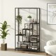 image 4 of COSTWAY 6-tier Plant Stand 180cm Corner Shelf Rack Black