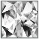 image 3 of Black & white geometric grunge pattern (Picutre Frame) Black | M