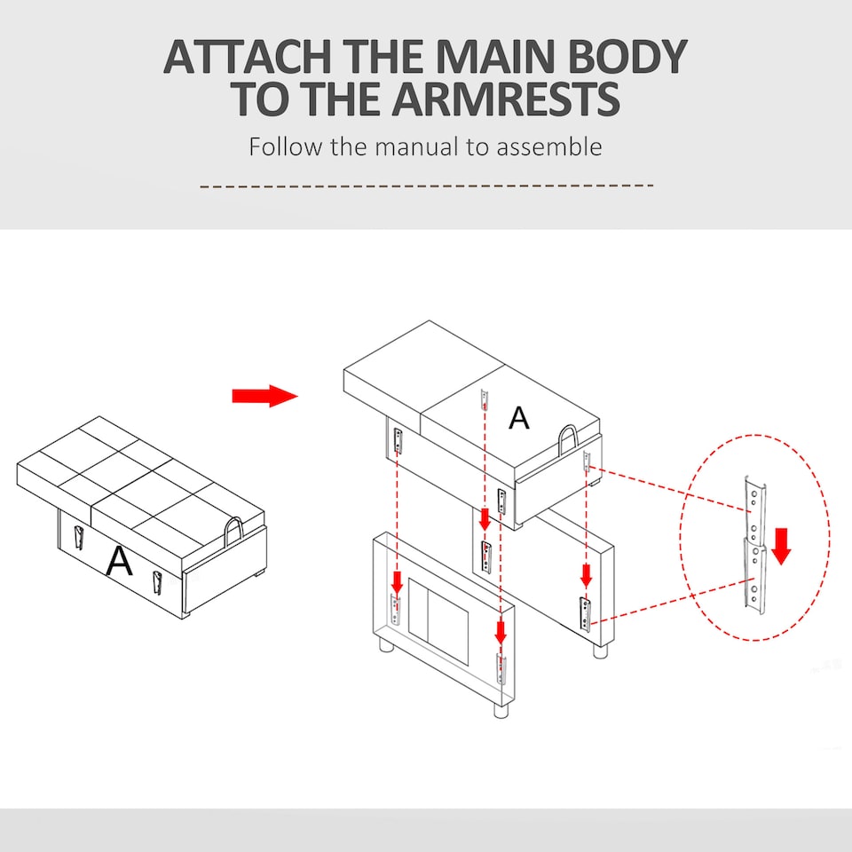 image 1 of HOMCOM Compact Single Chair Bed, Pull Out Bed, Convertible Sleeper Chair with Adjustable Backrest, Pillow, Side Pockets for Home Office, Bedroom, Living Room, Grey