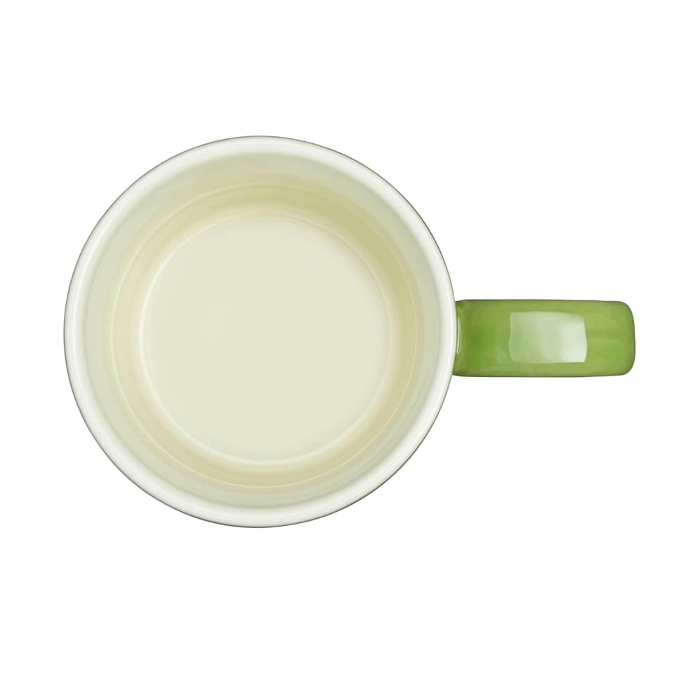 image 1 of Cooks Professional 4 Piece Mug Set |  Durable Dishwasher Safe Stoneware | 350ml | Green | Green