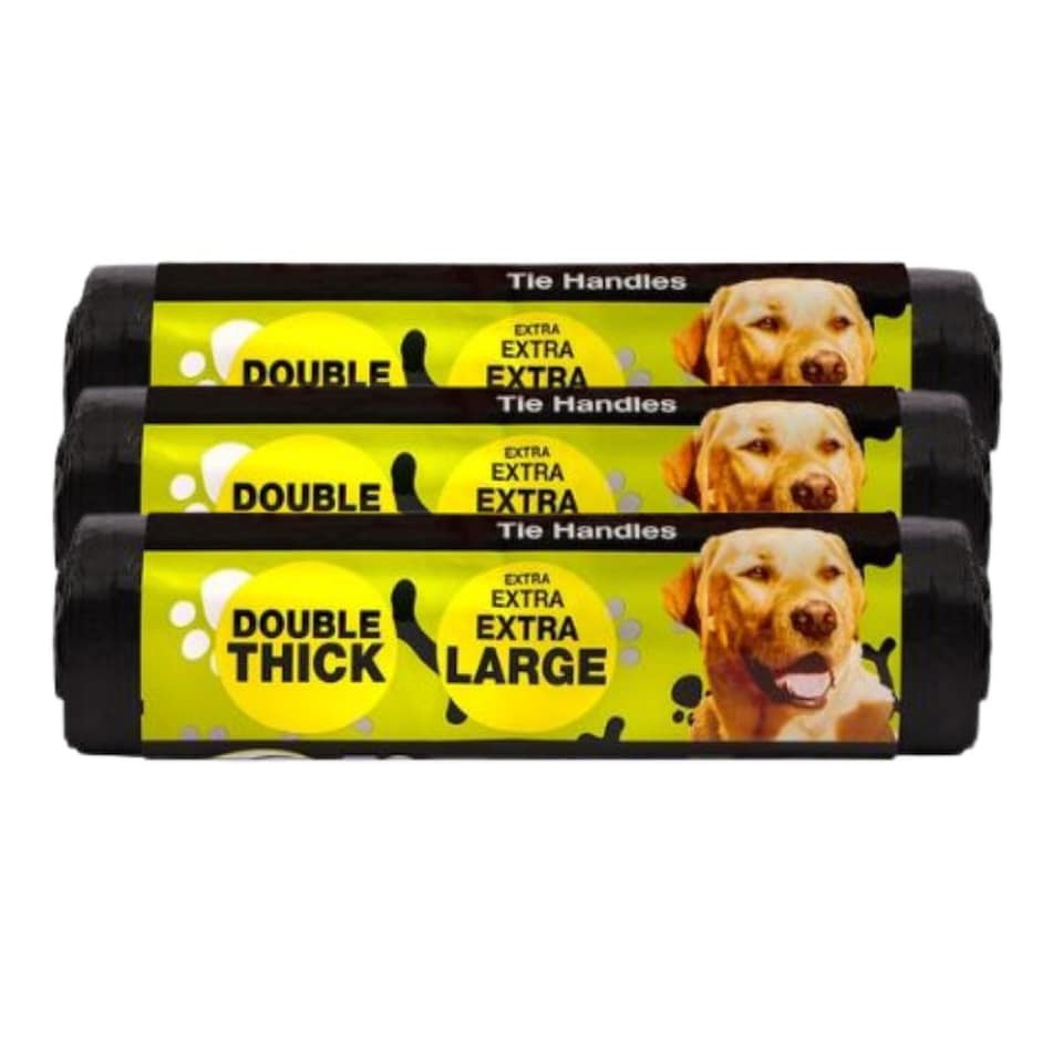TidyZ Double Thick XXL Doggy Bags 50 Assorted Pack