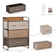image 5 of HOMCOM 4-Drawer Dresser, 3-Tier Storage Organizer, Tower Unit for Bedroom Hallway Closets with Steel Frame Wooden Top