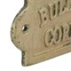 image 2 of Bullsh*t Corner Cast Iron Sign Plaque Door Wall House Home Gate Garden Humor