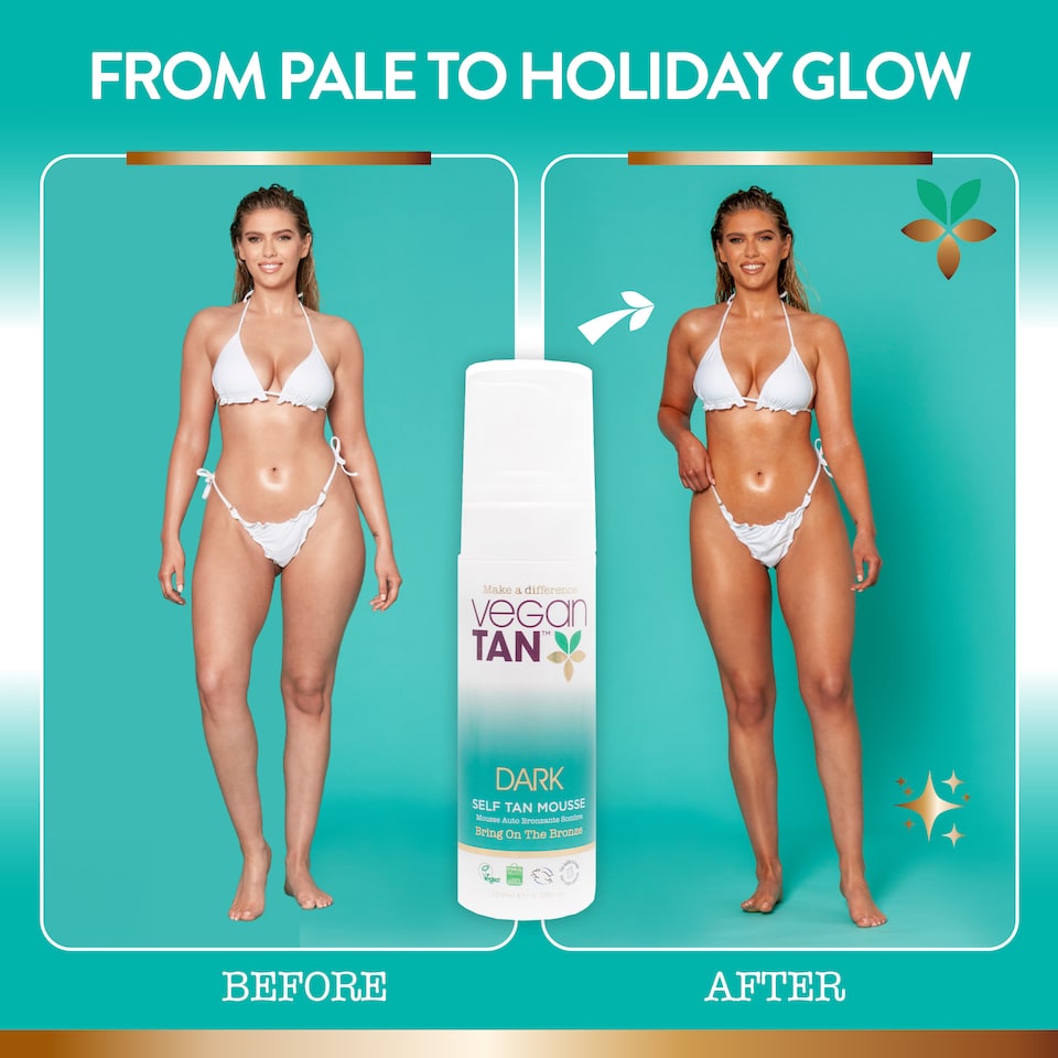 image 1 of Vegan Tan Dark Self Tan Mousse 150ml