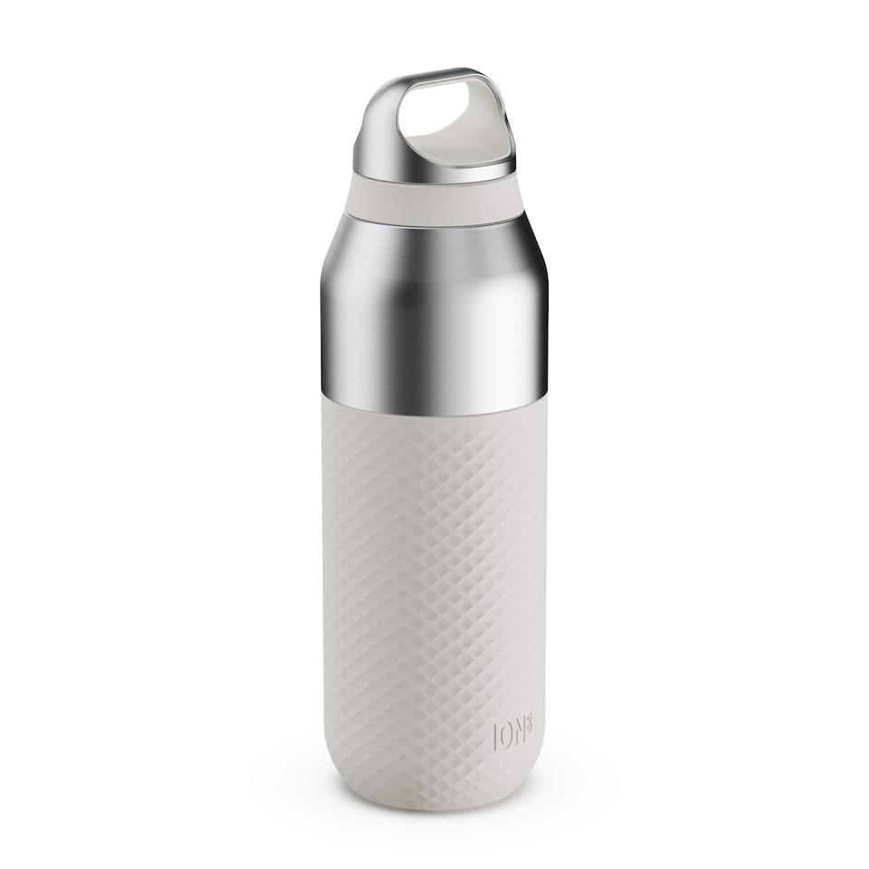 ION8 ROAM Insulated Steel Water Bottle, Rubberised, 655ml / 22oz