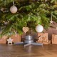 image 5 of Harbour Housewares Metal Star Christmas Tree Stand - Silver