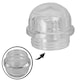 image 4 of SPARES2GO Lamp Light Lens Glass Cover compatible with Baumatic BT2355SS Oven Cooker