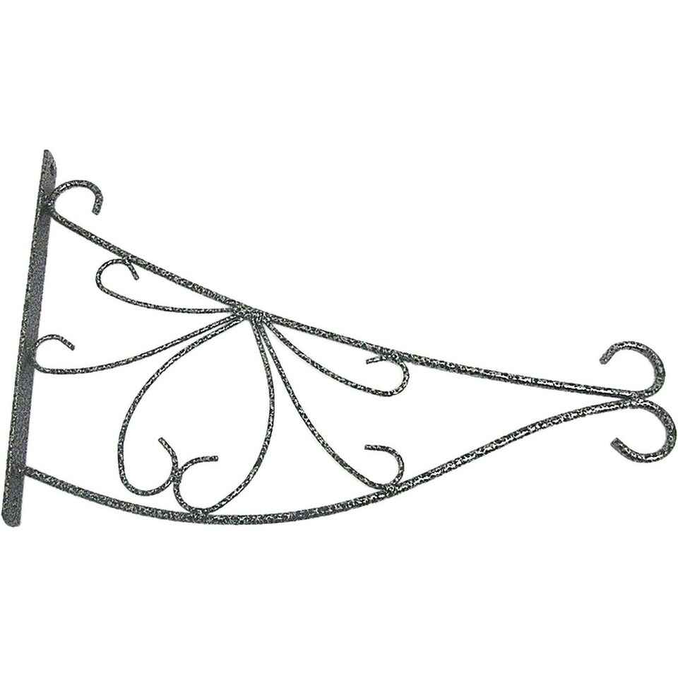 Kingfisher Decorative Hanging Basket Bracket Grey 30cm Tesco