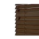 image 1 of 240cm Burnt Dark Oak Wooden Venetian Blinds With Strings (130cm drop)