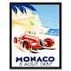 image 1 of Racing Car Monaco 1937 Grand Prix Home Decor 12x16" Framed Wall Art Print