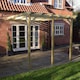 image 3 of Wall Mounted Garden Pergola 3 Post - L480 x W480 x H270 cm - Light Green
