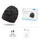 image 7 of Warm Beanie Hat with Bluetooth Wireless Headphones Integrated - Rechargeable with Built-In Microphone For Hands Free Calls - August EPA25 | Grey
