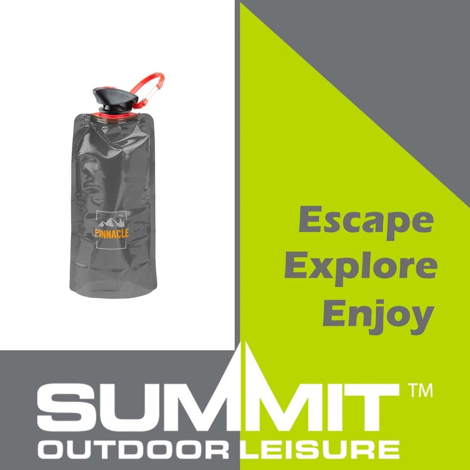 image 1 of vfm-estore Collapsible Water Carrier Flip-Top Lid Thick Plastic Black