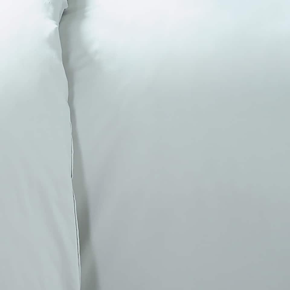 image 1 of Serene Plain Dyed Pair of Housewife Pillowcases Green